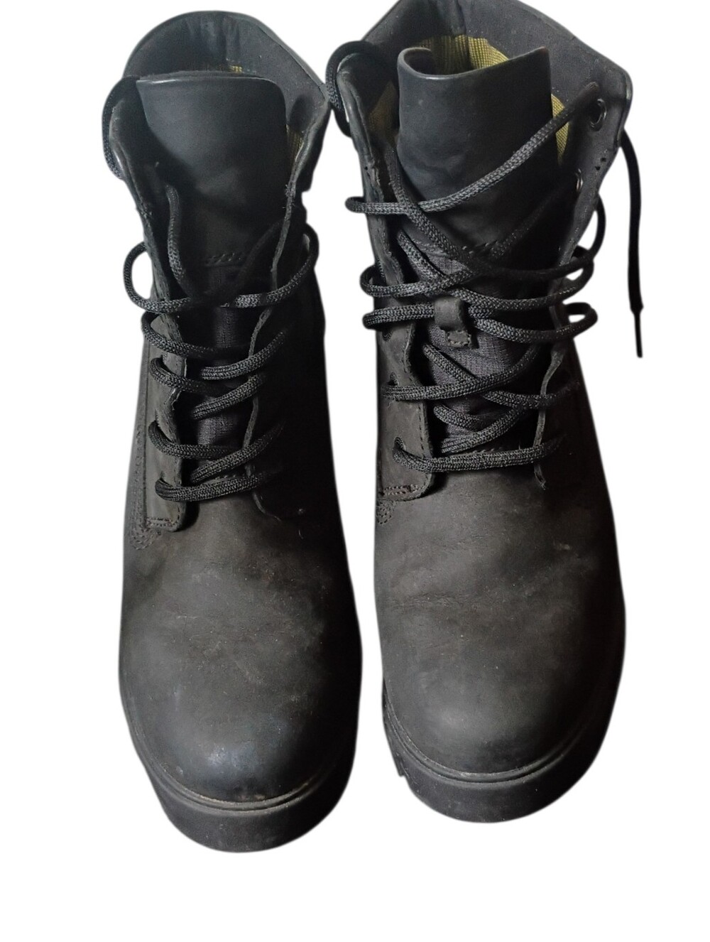 Timberland Lana Point Lace Up Boot Heels Size 9 - Picture 4 of 7